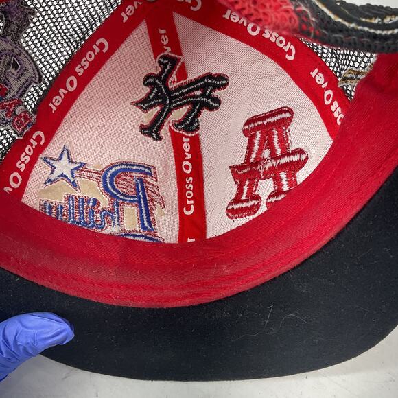 Negro League Baseball Team Patches Collage Cap Men's Size 7 1/4 Men's Preowned - Picture 5 of 8